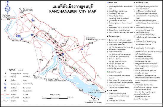 tour map kanchanaburi 2