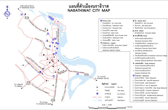 tour map narathiwat 2