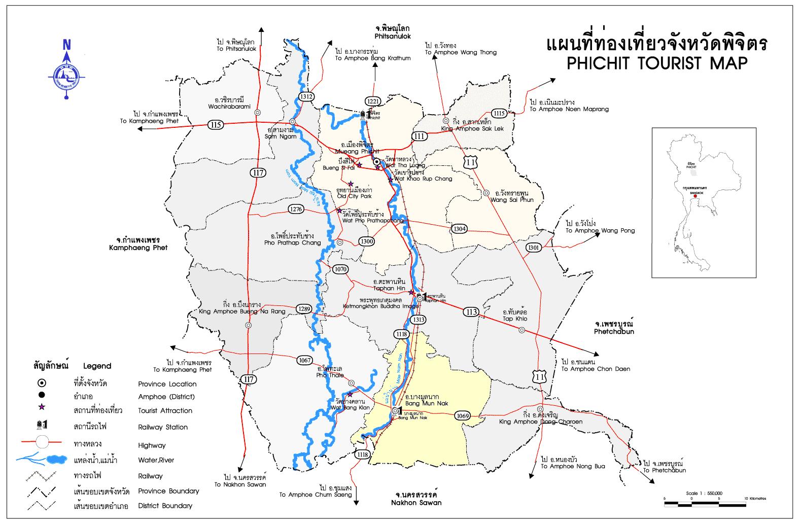 tour map phichit 3
