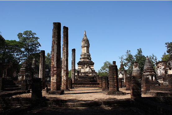ทัวร์ วัดเจดีย์เจ็ดแถว จังหวัดสุโขทัย wad ja de jed taeo sukhothai