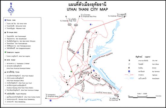 tour map uthai thani 2