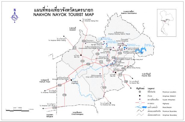 tour map nakhon nayok 2