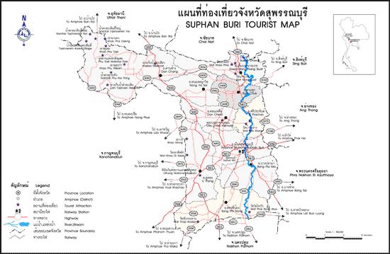 tour map suphan buri 2